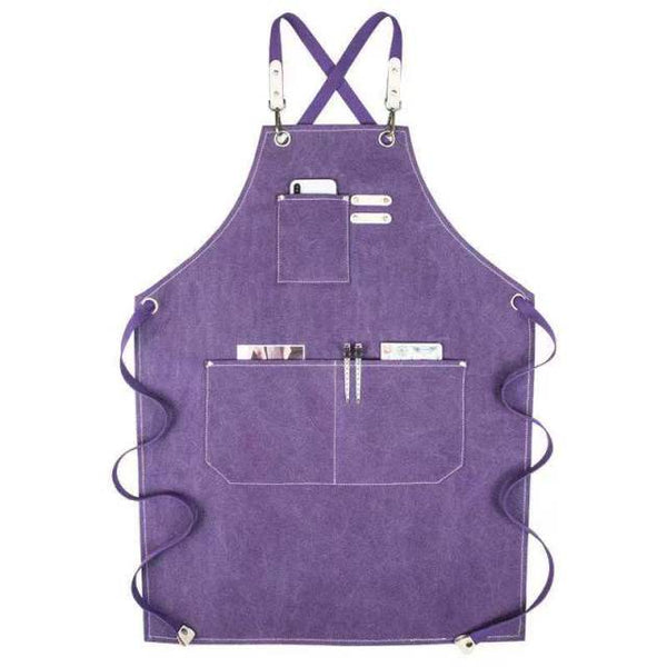 Clamanta Beauty Tablier Violet Tablier sans manches