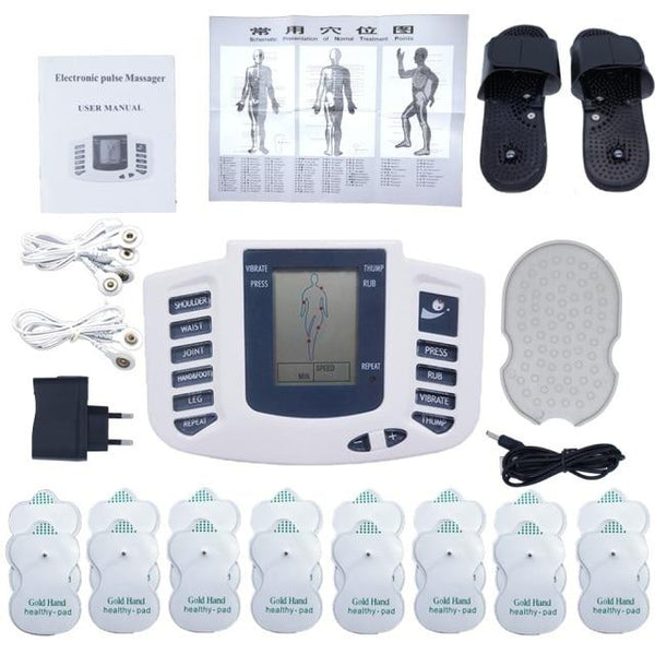 Clamanta stimulateur musculaire Gris EMS Massage complet du corps