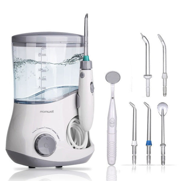 ClamantaBeauty  Blanc Appareil Oral irrigateur à jet d'eau pour soins bucco-dentaires