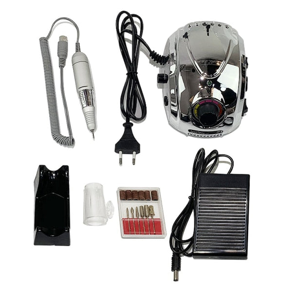 ClamantaBeauty  Bonnet femme Gris Lime à ongles électrique 65W 35000RPM Vitesse