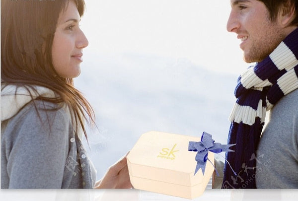 ClamantaBeauty  Coffret Montre-bracelet avec collier et boucles d'oreilles