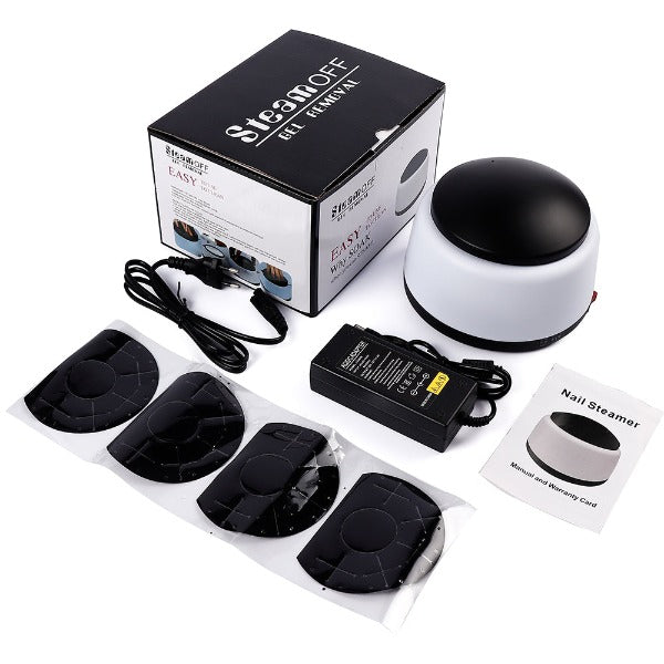 ClamantaBeauty  Dissolvante Blanc Enlever de vernis a ongles Gel à vapeur électrique