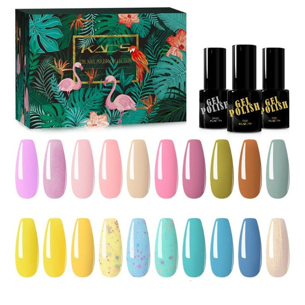 ClamantaBeauty  Kit-2 Kit vernis à ongles Gel UV Semi-Permanent 23 pièces