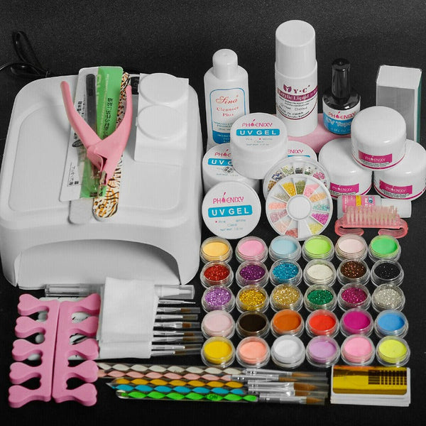 ClamantaBeauty  Kit complet de vernis à ongles en acrylique