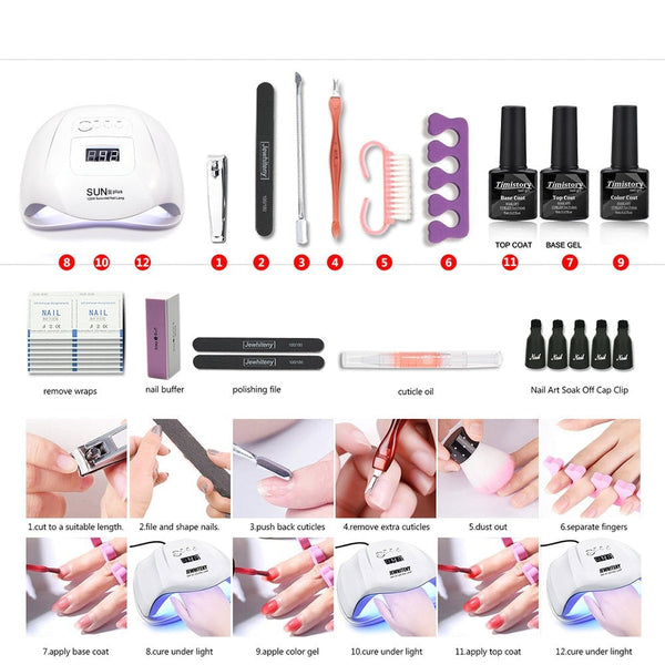 ClamantaBeauty  kit manucure professionnel