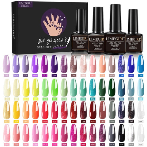ClamantaBeauty  kit vernis 60 vernis à ongles en Gel UV Semi-Permanent