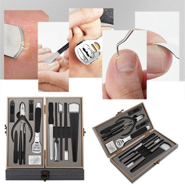 ClamantaBeauty  Noir Kit de pédicure13pcs