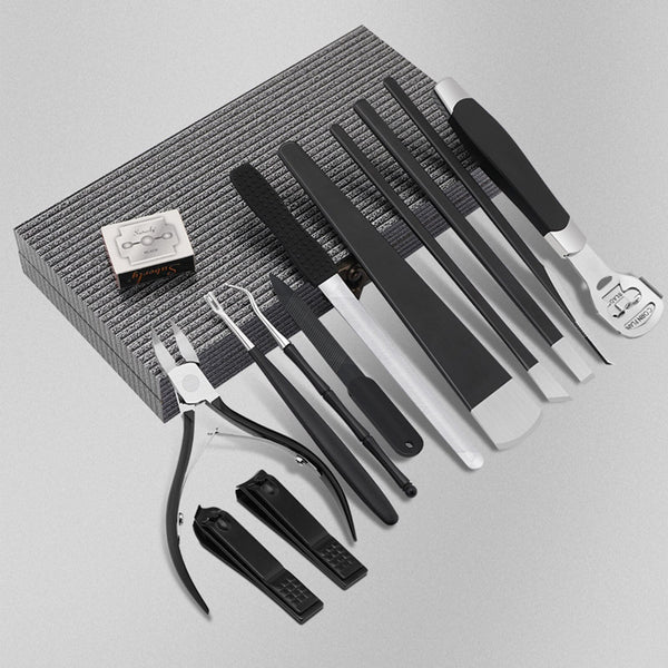 ClamantaBeauty  Noir Kit de pédicure13pcs