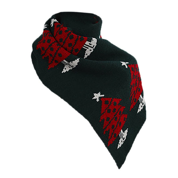 ClamantaBeauty  Noir / Unique Écharpe d'hiver pour femme style noël