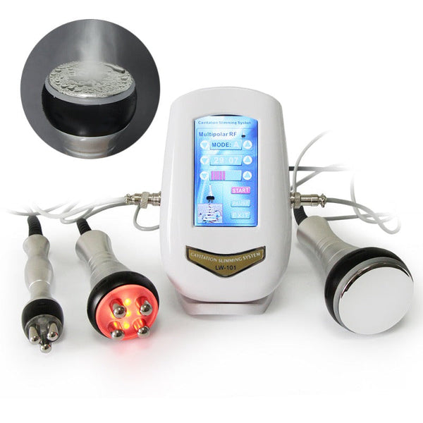 ClamantaBeauty  ultrasonique Blanc Appareil de beauté Anti-rides RF à Cavitation ultrasonique