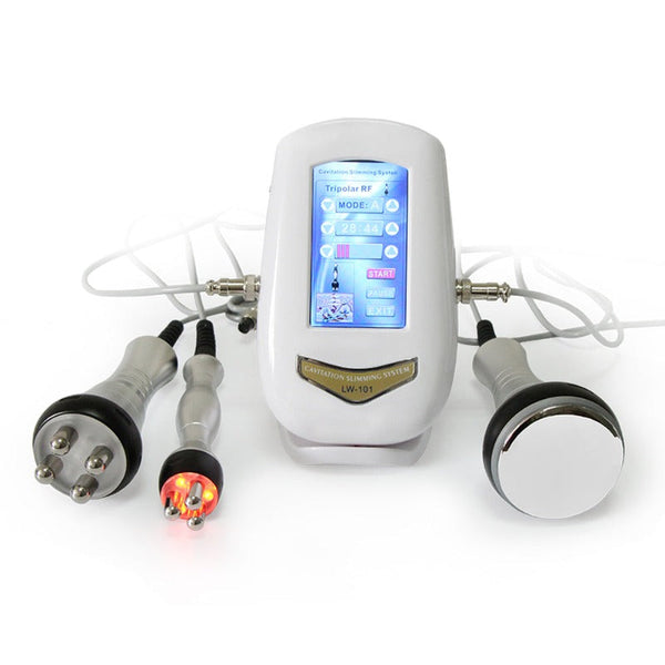 ClamantaBeauty  ultrasonique Blanc Appareil de beauté Anti-rides RF à Cavitation ultrasonique