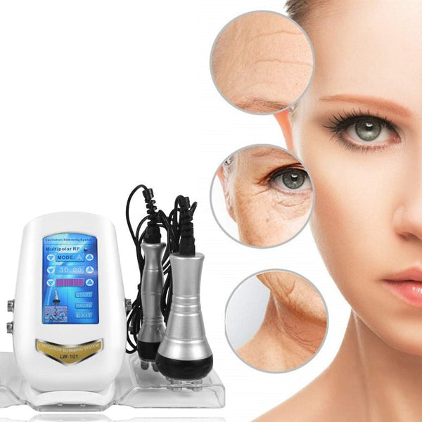 ClamantaBeauty  ultrasonique Blanc Appareil de beauté Anti-rides RF à Cavitation ultrasonique