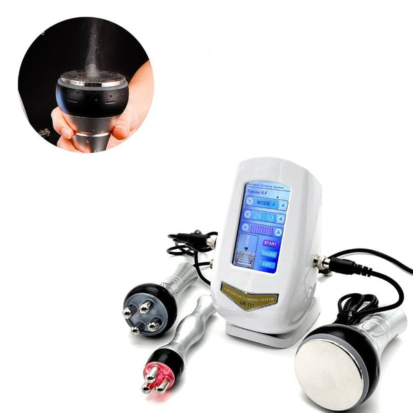 ClamantaBeauty  ultrasonique Blanc Appareil de beauté Anti-rides RF à Cavitation ultrasonique