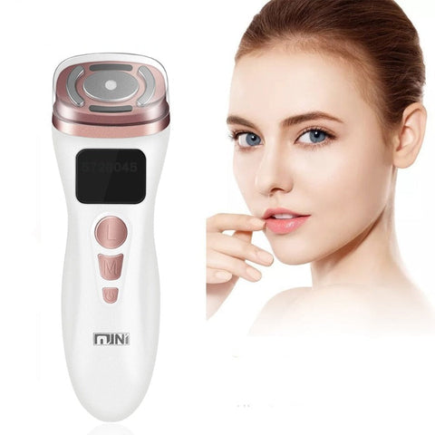 ClamantaBeauty  ultrasons RF Blanc Appareil à ultrasons RF lifting du visage